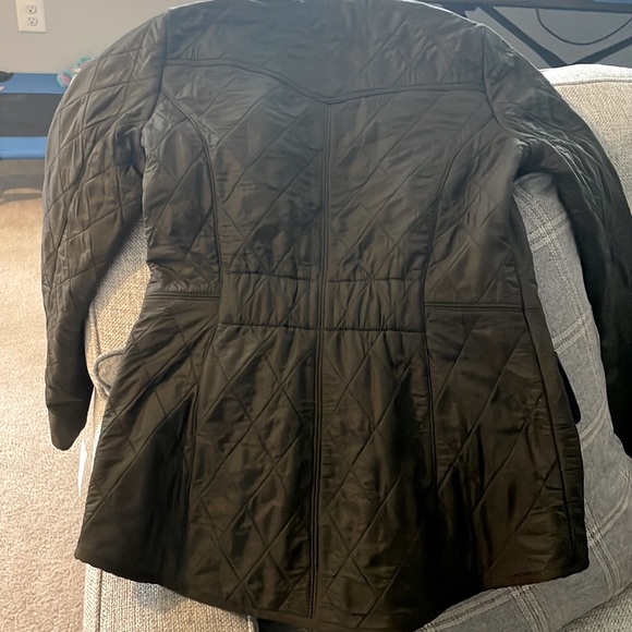 NWT Barbour Olive Cavalry Polarquilt jacket US 4/UK 8 FINAL PRICE REDUCTION - Picture 15 of 16